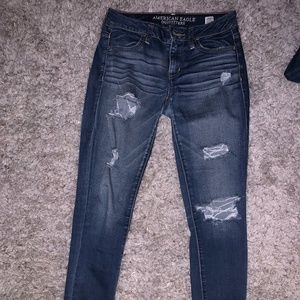 American eagle ripped leggings